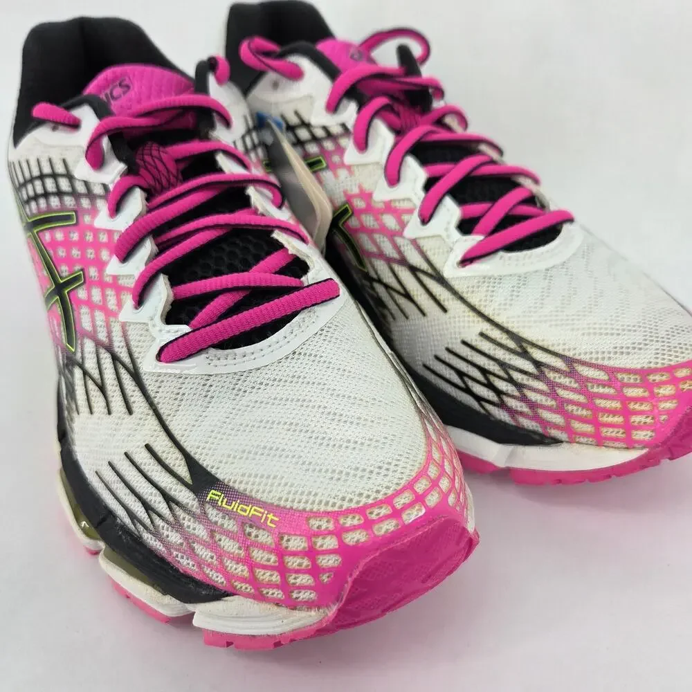 NEW Asics T557N Gel Nimbus 17 White Pink Glow Women's 9.5 Athletic Shoe In Box